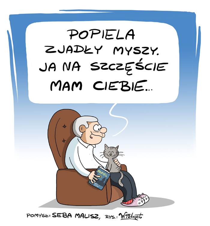 GaleriaWidgeta's tweet photo. #prezes #kot #kaczyński #myszy #popiel #legenda #kotek #bajka #polityka #polityk #jarosław https://t.co/N2B02YsC1I