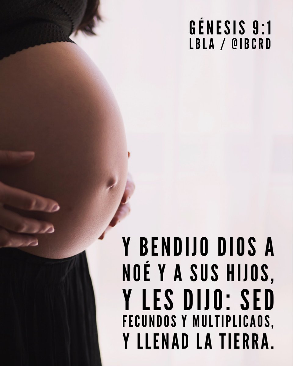 IBCRD's tweet photo. Génesis 9:1 #LBLA #MASDETIenmi #Versículo #Biblia #Dios https://t.co/v9WZWdj9ud