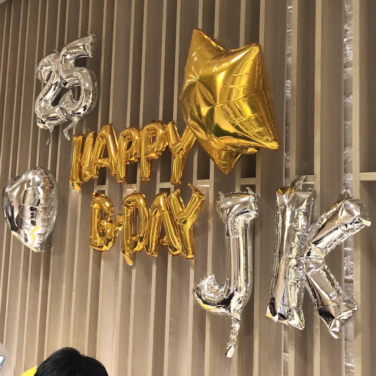 Enjoying JK day🥳 thank you for lovely event! @madein1997_jk @goldenfilm_jk @goldenstage_jk #HappyBirthdayJungkook #HappyJungkookDay #정국이라는_세상_25th_DAY