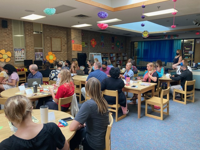 ClaudiaBolivian's tweet photo. @GinningsElem proudly hosted the 2nd session of Beginning Teacher Academy for the #Ryanzone. We are very thankful for this initiative from C&amp;I and the support that new teachers will get this year! @dentonisd @JenniferLHood @cth0mp https://t.co/fmX0dLOtQB