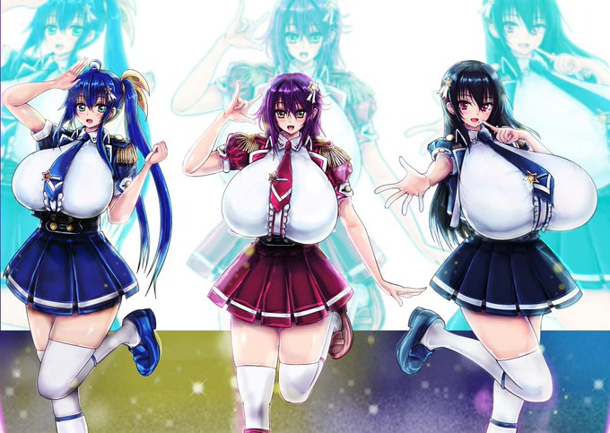 ゆるふわ巨乳幼なじみ・杏奈
ちょいS爆乳バンギャ・アカリ
クール美人超乳お嬢様・麗衣華
貴方の推しメンは誰ですか?

拡大Ver.画像 https://t.co/5TcOtQVjWO 