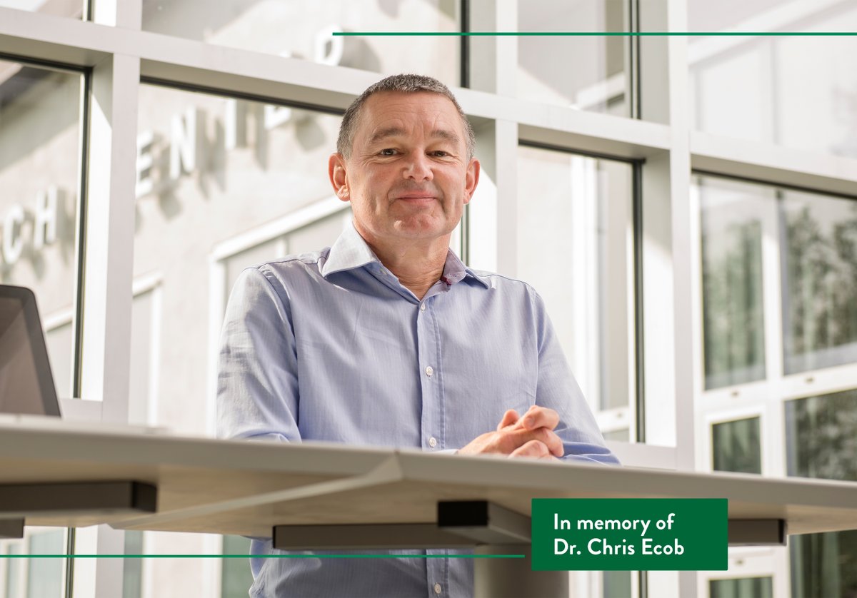 CamfilGroup's tweet photo. With a heavy heart, we inform you that our dear colleague and fellow, Dr. Chris Ecob, has passed away after battling a long-term illness. In memory of Chris, Camfil pays tribute and respect to all his family and loved ones. 
He will forever be our 'Molecular Man'. https://t.co/LqmGEVJKrI