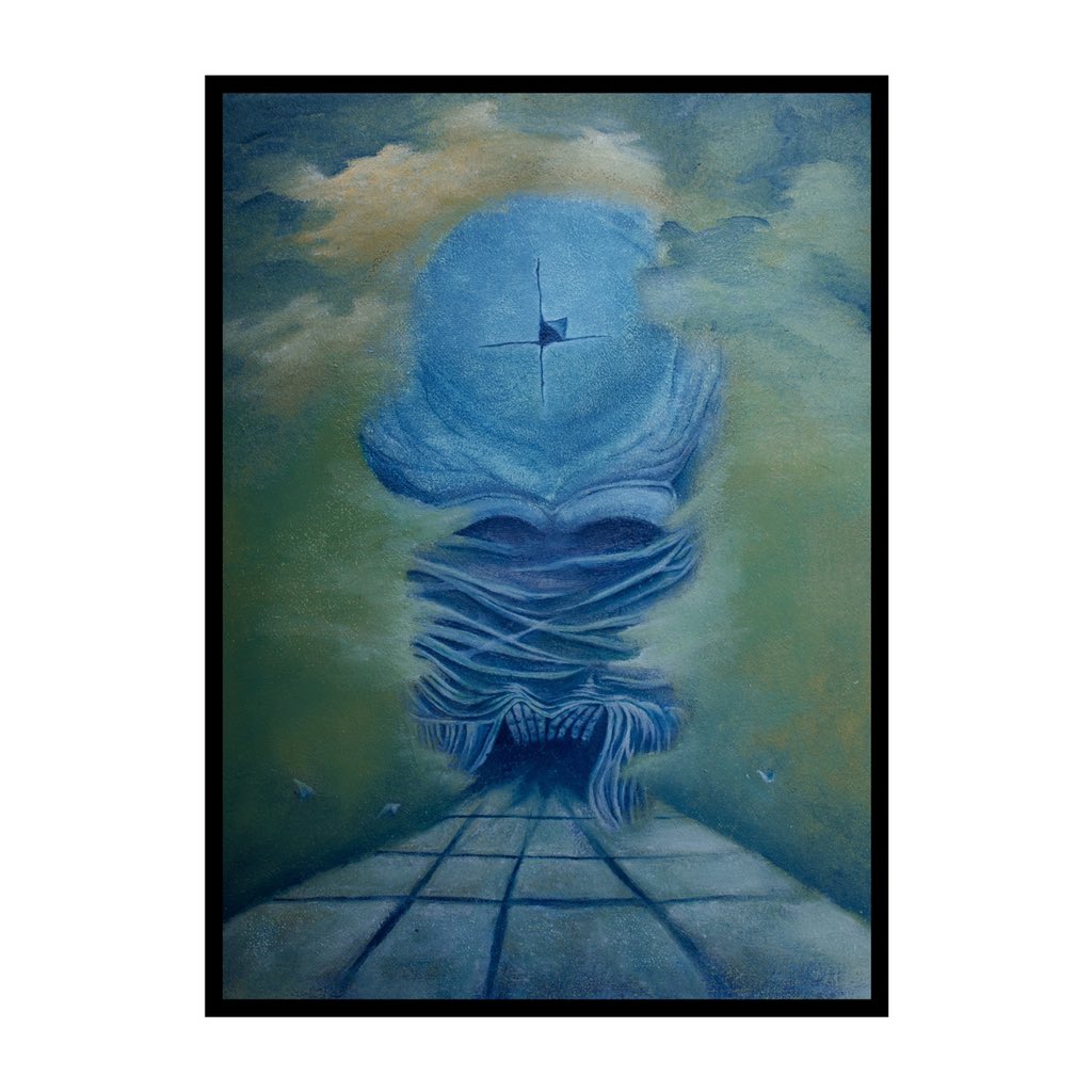 NapatRNFT's tweet photo. @NFTgoat_ Self #3

-Original painting oil on canvas

-Digital JPG(17mbs)4480x6720px

-Only 1/1 Edition 

https://t.co/JDmjkCs8zI https://t.co/dWMX73Mrb0