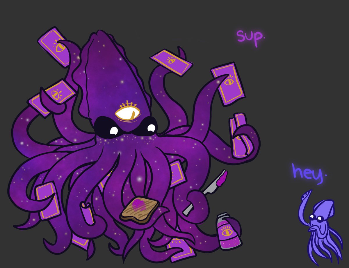 hot new serious #blaseball theory: the reader is binky's older sibling fresh out of college with their degree in sports psych (splorts psychic!). binky hooked them up with the Boss! tarot spread is ink. that's all i got