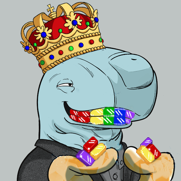 IngotsNFT's tweet photo. Hey @SSofWhales we enjoy your NFT. We decided to Ingot this guy up and of course he needed a crown! Just wanted to say hello and keep crushing it #TogetherWeWhale #ingotsnft https://t.co/K5QVJLz6gT