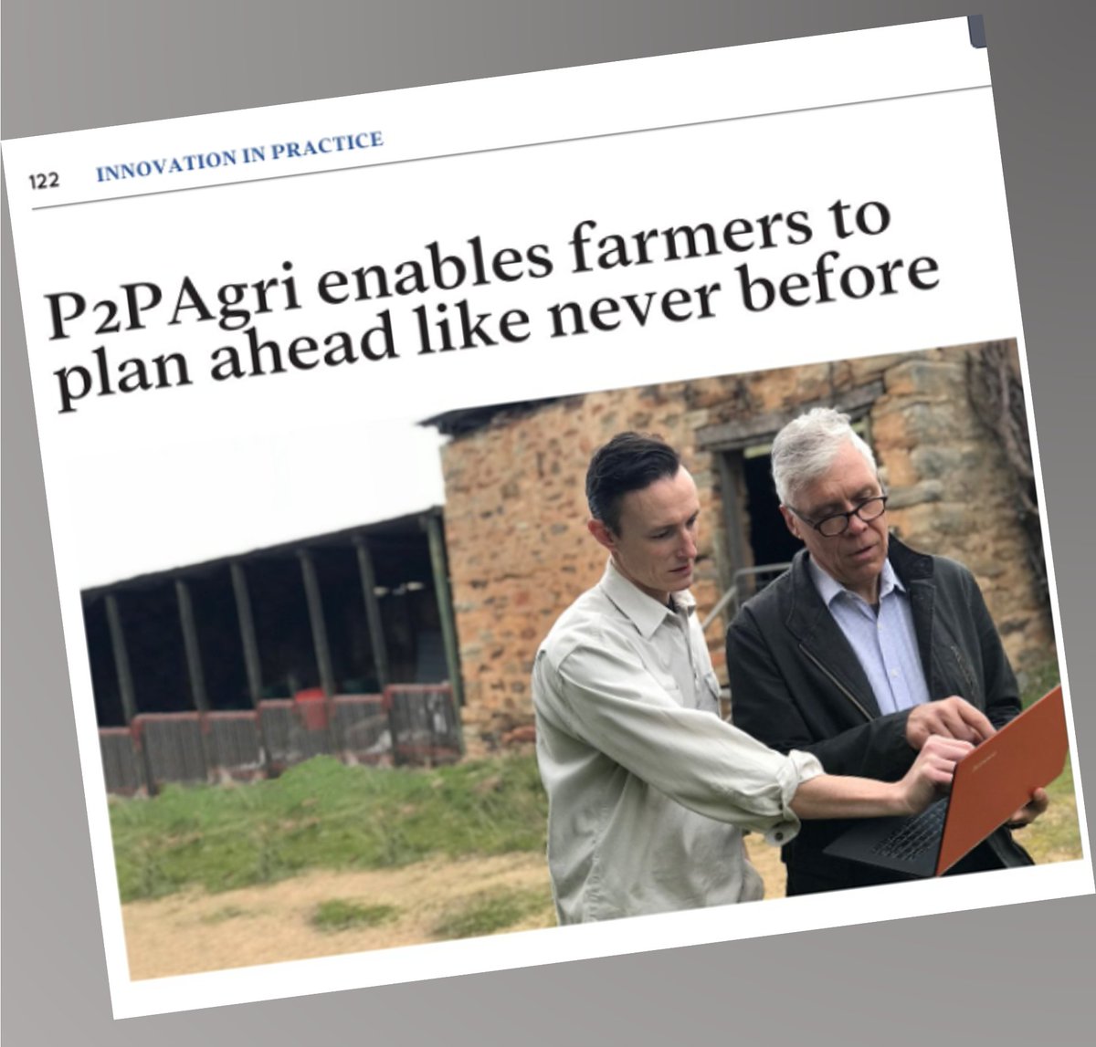 Technology is helping the modern farmer! Thank you The Australian Farmer for writing about P2PAgri.

Check it out: au-cloud.3dissue.com/17949/TheAustr…