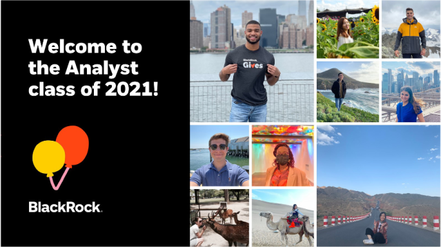 rokeeffe100's tweet photo. It’s exciting to welcome 405 Analysts to the BlackRock family! They are located in 26 offices in 16 countries and join us from 184 universities around the globe. #OneBlackRock https://t.co/V5LYzW73F3 https://t.co/crHaQiMKxA