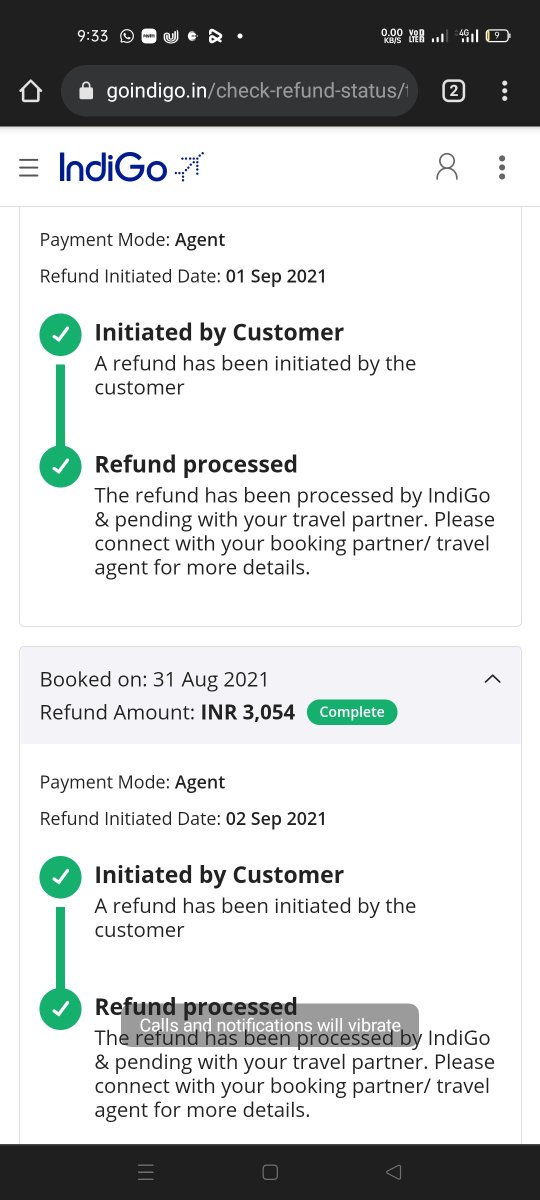 ArushGzp's tweet image. @PMOIndia @rsprasad @OfficeOfRSP
@PaytmTravelCare @Paytmcare @IndiGo6E एयरलाइंस की तरफ से रिफंड कर देने के बावजूद @Paytm की तरफ से रिफंड में देरी की जा रही है 30 दिन का समय माँगा जा रहा है। यात्री को 4 सितंबर को यात्रा करनी है। 

#StopUsingPaytm