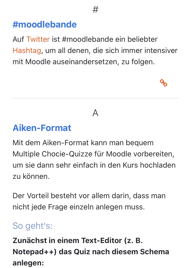 FrauSensaZjohn's tweet photo. Hallo #MoodleBande und Interessierte an #Moodle und #mebis im #twlz! Heute (Do), 02.09.21 um 20:00 Uhr ist wieder #MoodleMeeting bei 
@rettiwtaccount unter https://t.co/EQfurpD1pf. @TabletsimDU stellt ihre Idee des "Glossars"👇 vor. Fragen auch gerne mitbringen. Wir freuen uns.😃 https://t.co/PA9OWXluQs