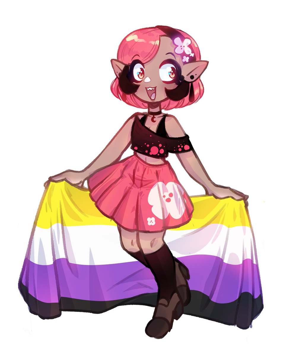 cherriimiu's tweet image. #VisibleNonbinary Hi i am Cherri and i am a nonbinary artist that draws a lot of gay fanart and sometimes a bit of my oc&apos;s &amp;lt;3