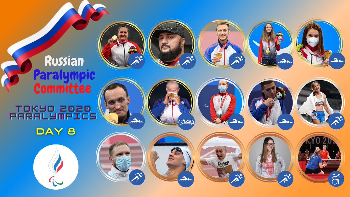 RusEmbSriLanka's tweet photo. 🇷🇺Day 8 #RPCTeam's medalists at #Tokyo #Paralympics👏
🥇G.Lipatnikova
🥇M.Taymazov
🥇A.Vdovin
🥇V.Ishulova
🥇M.Pavlova
🥇A.Kalina
🥇R.Kuznetsov
🥈D.Lukianenko
🥈E.Efrosinin
🥈E.Ivanova
🥈N.Prokhorov
🥉A.Saifutdinov
🥉C.Kobesov
🥉E.Galaktionova
🥉R.Chebakina, V.Safonova, M.Alieva https://t.co/45A7onwqHi