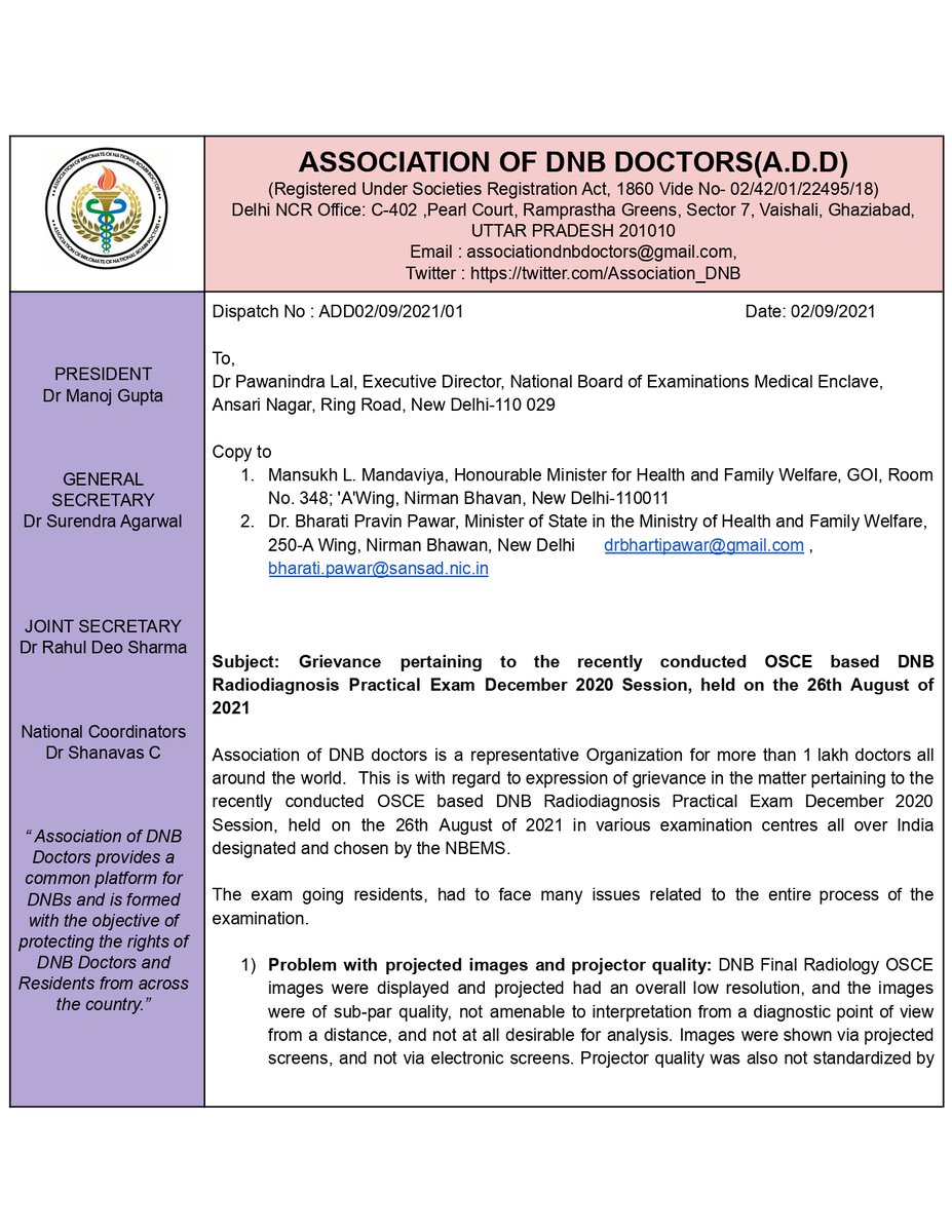 Association of DNB Doctors tweet media