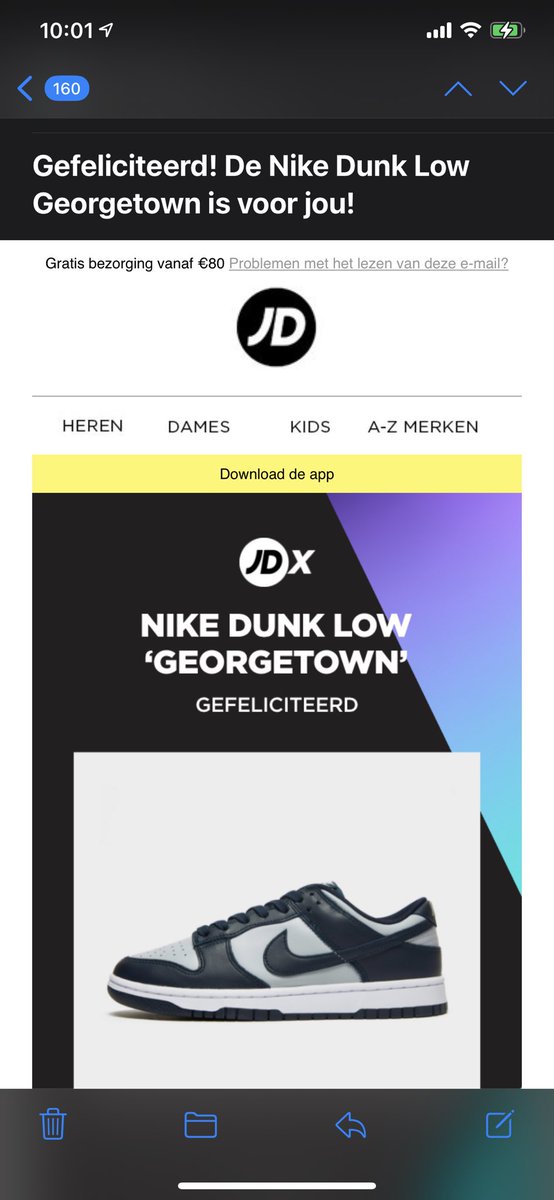 Michael Klein (@michaelklein85) on Twitter photo Quand on cop pas sur Nike …
Thanks Jd sports <a href="/_TheFrenchCook/">TheFrenchCook</a> 
Dunk low Georgetown Us10 👟🎉 Quand on cop pas sur Nike …
Thanks Jd sports <a href="/_TheFrenchCook/">TheFrenchCook</a> 
Dunk low Georgetown Us10 👟🎉