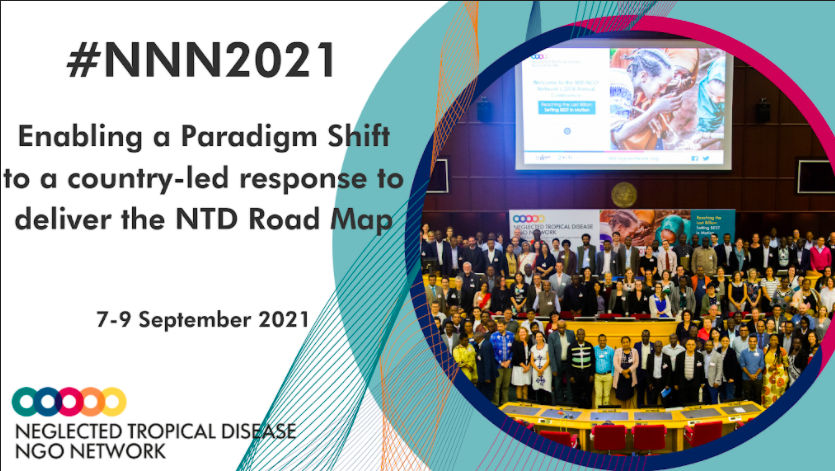 The 12th annual @NTD_NGOs conference begins on 7 Sept! Partners from around the world are meeting virtually to discuss paradigm shifts towards country-owned, impact-orientated, and cross-sectoral programmes to #beatNTDs. Follow @NTD_NGOs for live updates! #NNN2021