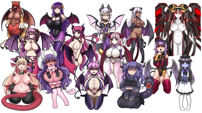 サキュプリキャラ多分全員描きました。
皆さんのお気に入りのキャラはいましたでしょうか。
遊んだことの無い方は是非購入して、淫欲と絶望の脱出ゲームを体験してみてください… 