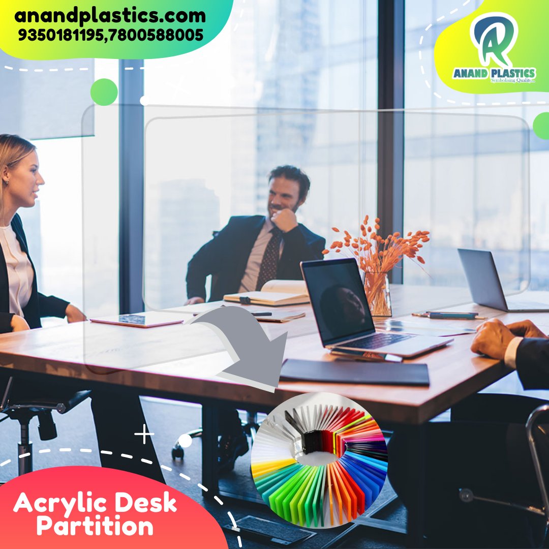 AnandPlastics's tweet image. Contact Information:
Anand Plastics
Phone: 9350181195, 7800588005
Email: Sales@anandplastics.com
Website: anandplastics.com
⠀
#customsolutions #customdesks #deskpartition #officedesks #officeinteriordesign #acrylicpanel #deskdivider #deskdividers #polycarbonatesheets