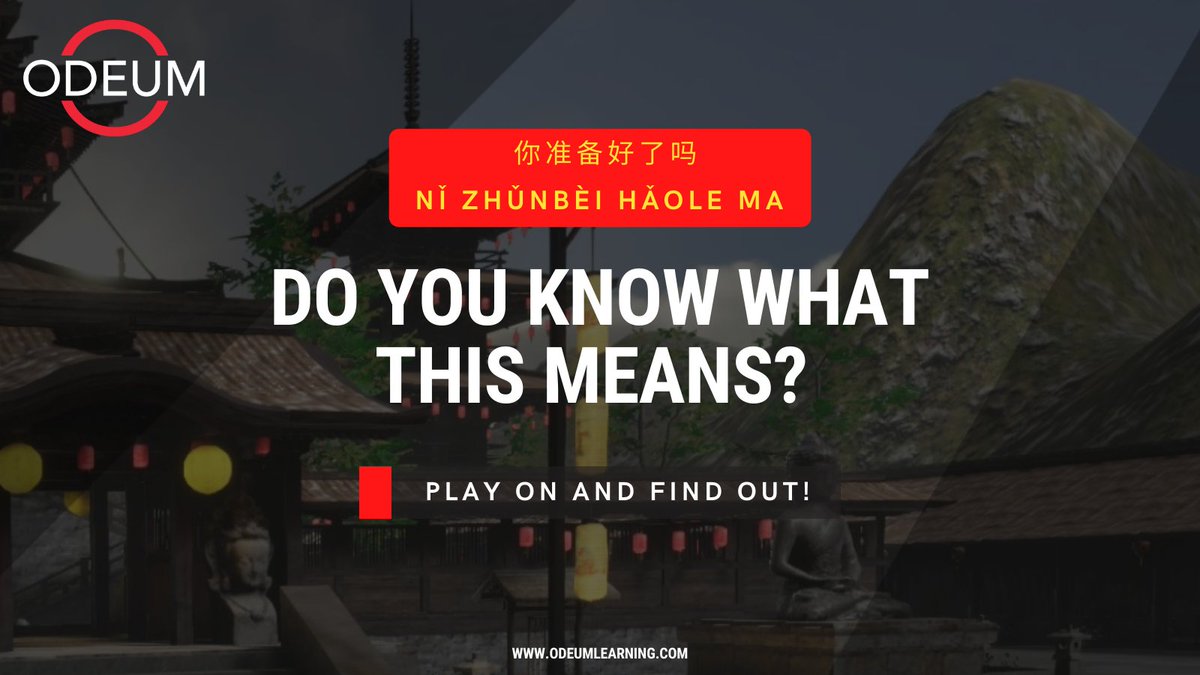 OdeumLearning's tweet image. Learn Chinese with this exciting new game that’s about to be released! #learnchinese #chineselanguage #chinese #hsk
#teachchinese