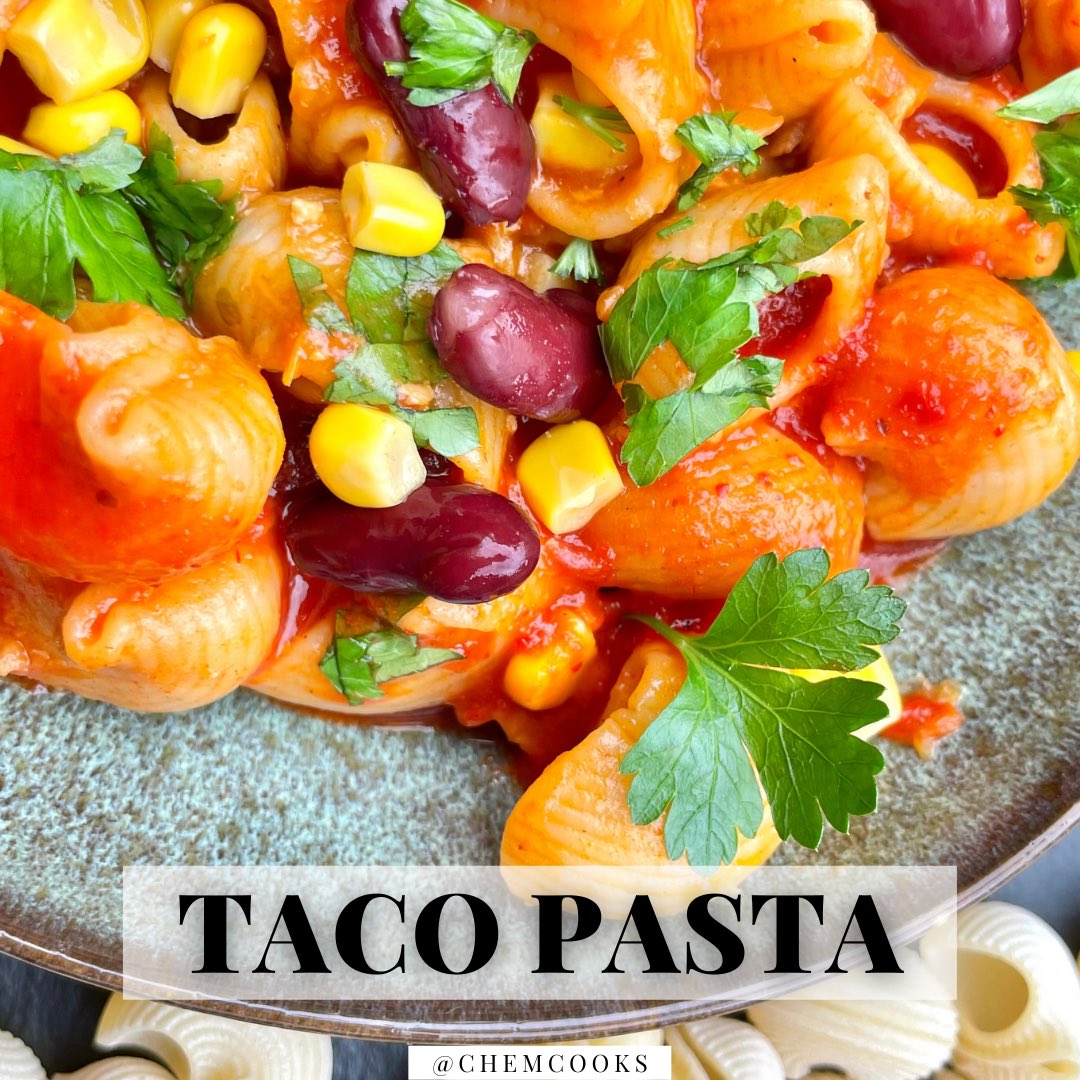 VEGAN ONE POT TACO PASTA, recipe here:  youtu.be/mRXFmbn0ddI #vegan #Vegan #veganfood #veganrecipe #veganrecipes #healthy #onepot #onepotrecipe #chemcooks #yummy #leftoversalsa #salsa #taco #TacoTuesday #food #Foodie #icancook #quick #easy #recipe #RecipeOfTheDay #youtuber