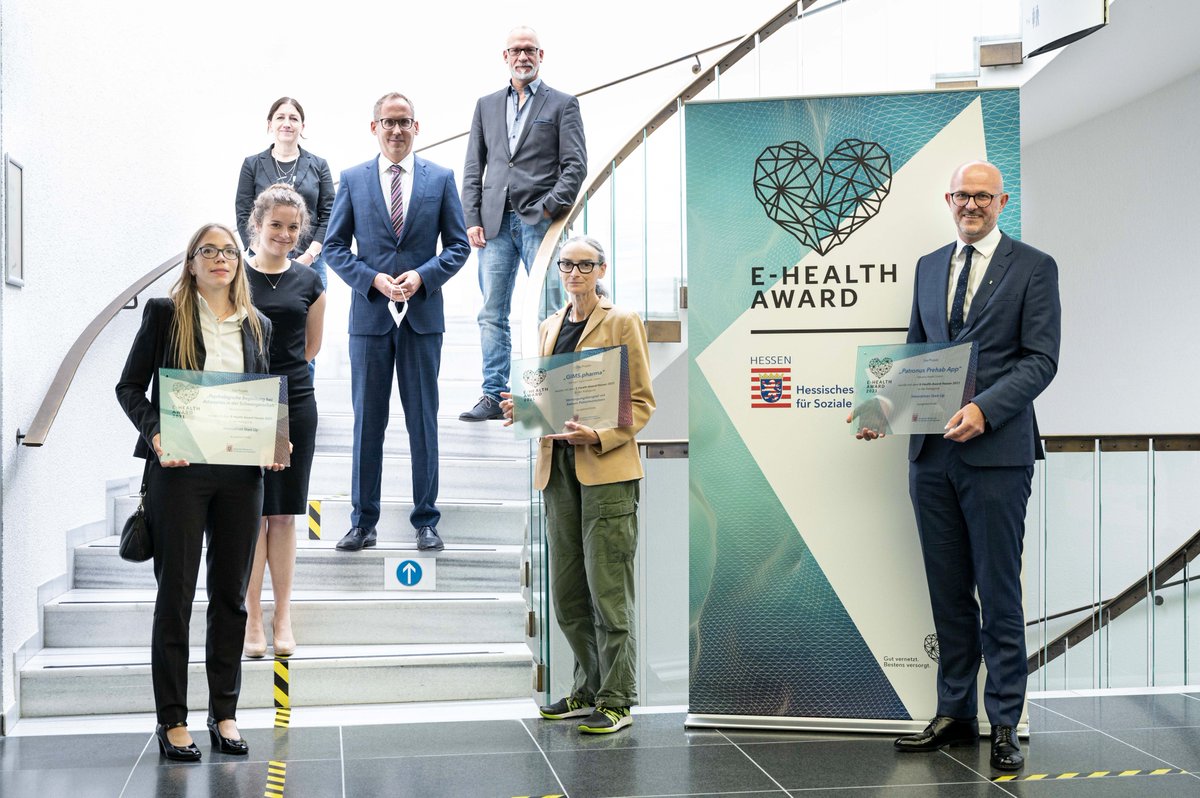bio.logis "GIMS.pharma" mit E-health Award der hessischen Landesregierung für Versorgungsbeispiel mit hohem Patientennutzen ausgezeichnet. Mehr Informationen und Videos auf soziales.hessen.de/presse/pressem…