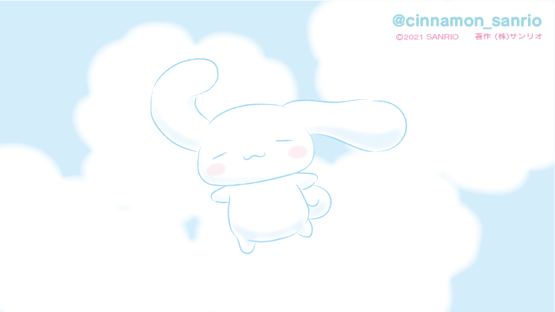 no humans cloud solo sky rabbit :3 blue sky  illustration images