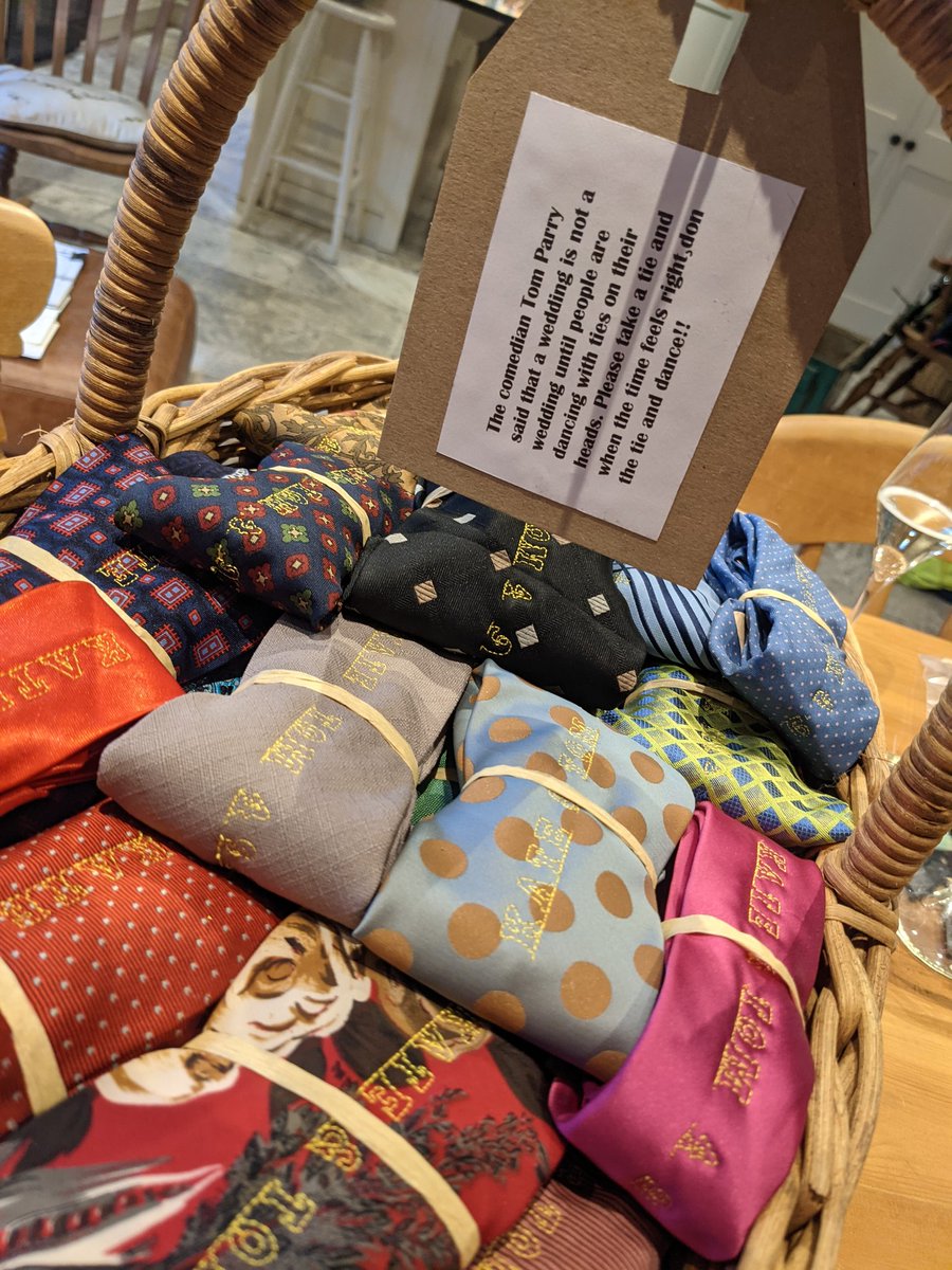 Hi @tomosp , <a href="/ATomMeek/">Tom Tom Tom</a> and I are getting married, and your Parryoke show has inspired our wedding favours....TIES ON HEADS! Do you have any photos that we could use for the label in the pic to inspire people to do this as you have described?! Thank you for the inspiration!!