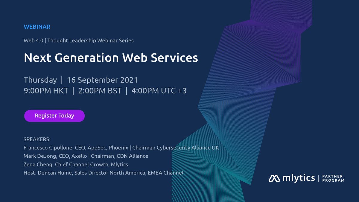mlyticsHQ's tweet photo. After the success of past events, we're hosting another joint webinar with @Microsoft and @mlyticsHQ .

Check out discussion topics and claim your spot!

https://t.co/NvTq51Fe5i

#cloudservices #cloudcomputing #webinar #contentdeliverynetwork #contentdelivery #multicdn https://t.co/uELIQ2aWlk