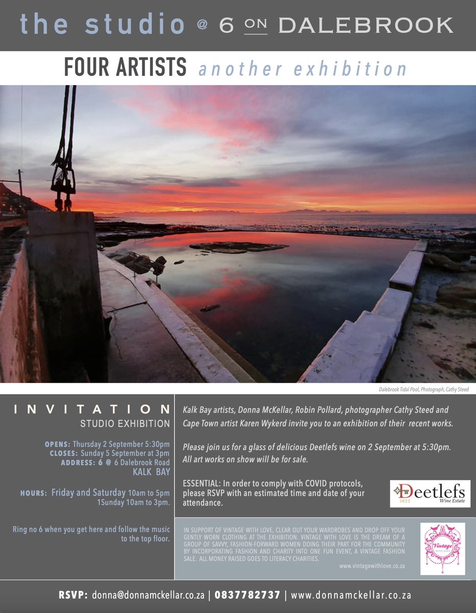 The day has come...my first exhibition! Still pinching myself. Please feel free to pop in over the weekend. We'd love to share our art with you 
#firsttime #firstthursday #art #exhibition #CapeTown #SpringDay2021 #kalkbayartists #fourartists