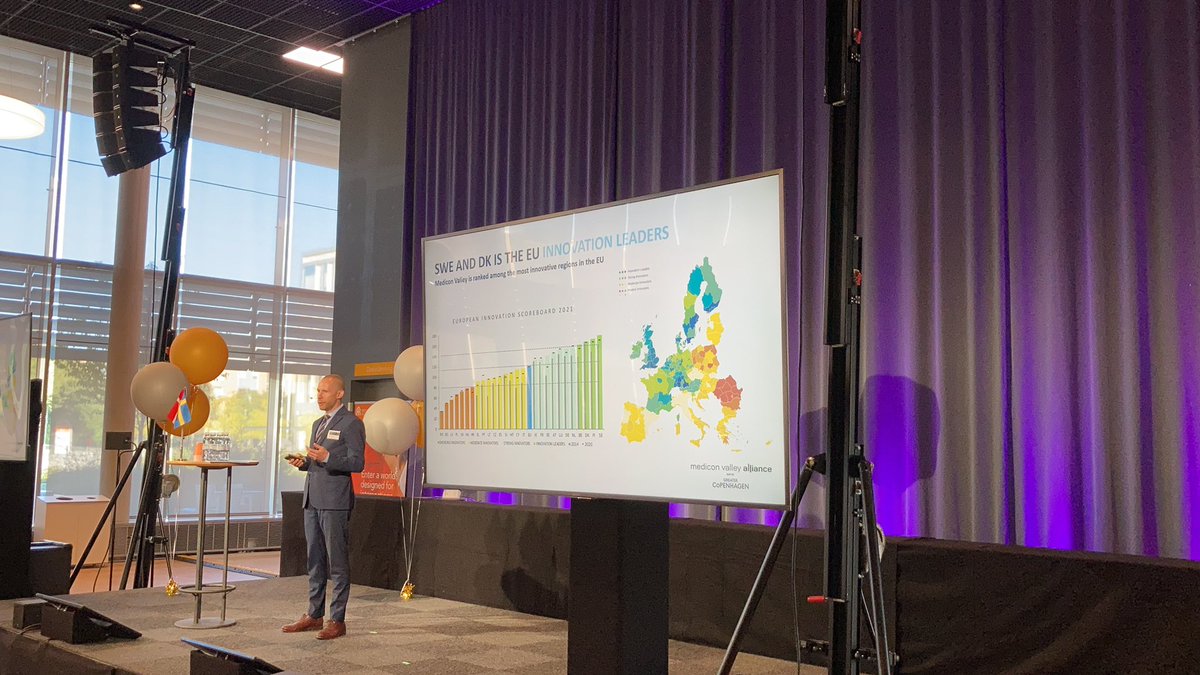 R&D and #lifescience export is increasing in the Oresund region. And the science parks here are growing, says Petter Hartman @mediconvalley