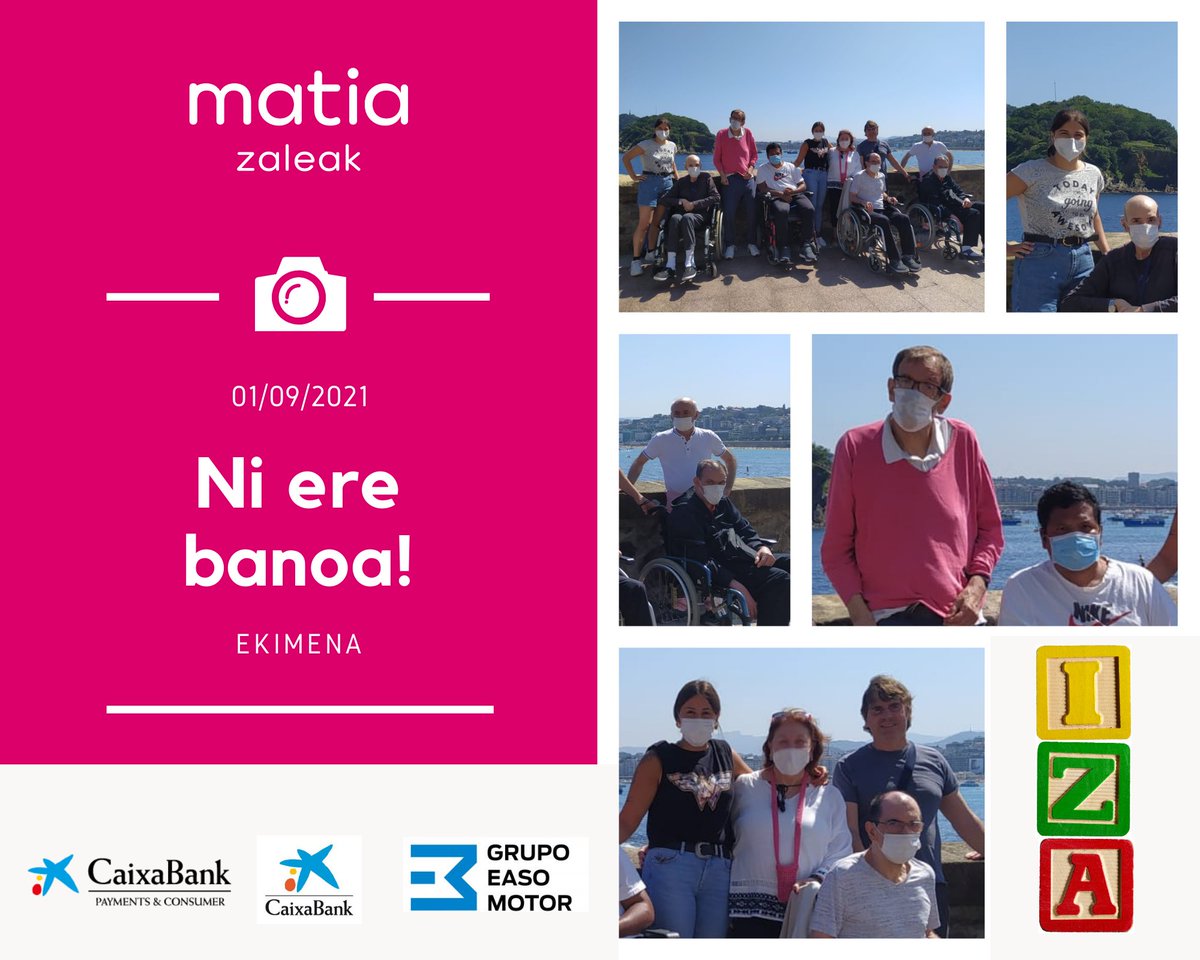 Matia (@matiafundazioa) on Twitter photo #NiEreBanoa! matiazaleak.eus/eu/crowdfundig…
Mila esker <a href="/easomotor/">Ford Easo Motor</a>, <a href="/caixabank/">CaixaBank</a> eta <a href="/CABK_Responde/">CaixaBank Responde</a> #NiEreBanoa #MatiaZaleaken ekimena finantziatzeagatik. Hilabete honetan ibilaldi bikaina egin dugu Ondarretako hondartzan eta Haizearen Orrazian barrena. #GogozBizi #NiEreBanoa! matiazaleak.eus/eu/crowdfundig…
Mila esker <a href="/easomotor/">Ford Easo Motor</a>, <a href="/caixabank/">CaixaBank</a> eta <a href="/CABK_Responde/">CaixaBank Responde</a> #NiEreBanoa #MatiaZaleaken ekimena finantziatzeagatik. Hilabete honetan ibilaldi bikaina egin dugu Ondarretako hondartzan eta Haizearen Orrazian barrena. #GogozBizi