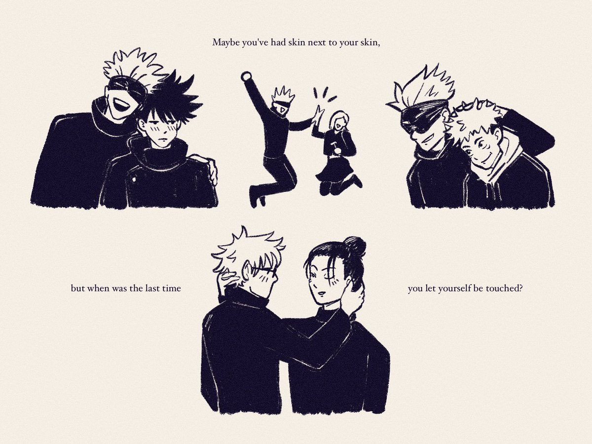 When was the last time you let yourself be touched?