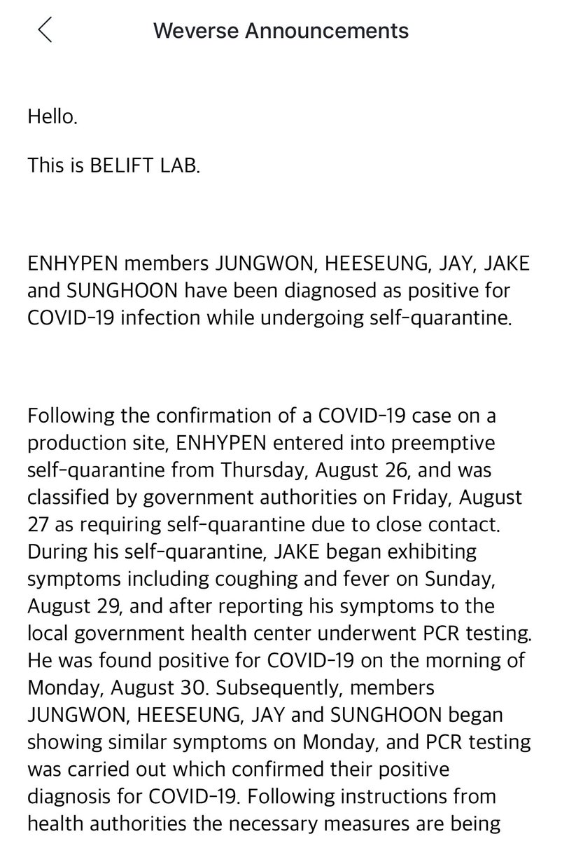 triplejpics's tweet photo. i hope they are okay. get well soon jungwon, heeseung, jay, jake and sunghoon. ni-ki and sunoo, please take care t____t https://t.co/uDpiX4WtKI