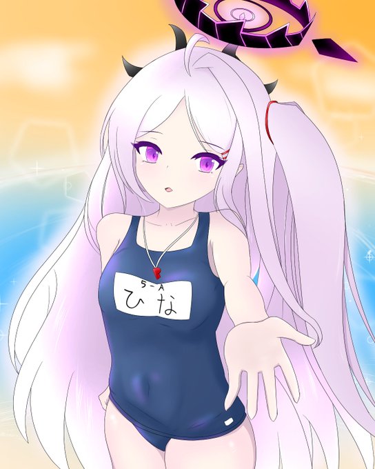 水着ヒナ #ブルアカ 