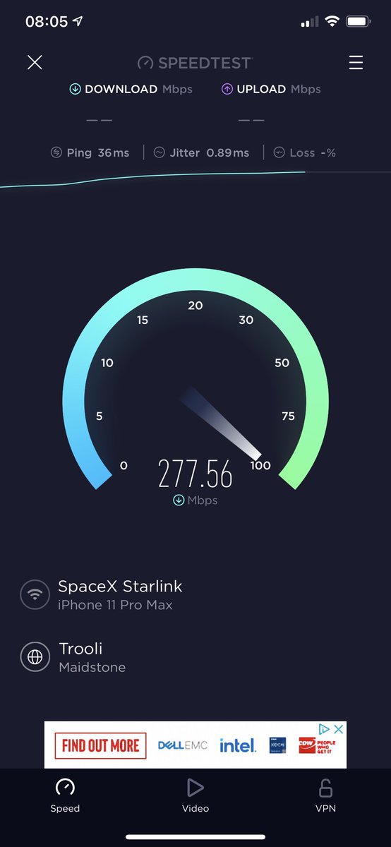 stewb79's tweet photo. @elonmusk crazy Starlink results from the UK… https://t.co/OHcLKTL0vi