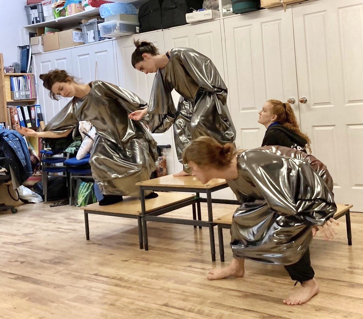 Having a blast on this show with my fishy friends - our performances of ‘Salmon’ by <a href="/medtheatre/">MED Theatre</a> are this week and the weather is moving in the right direction! 🌞 if you want to come and see me *literally* flop like a fish you can book tickets here: medtheatre.co.uk/projects/salmo…