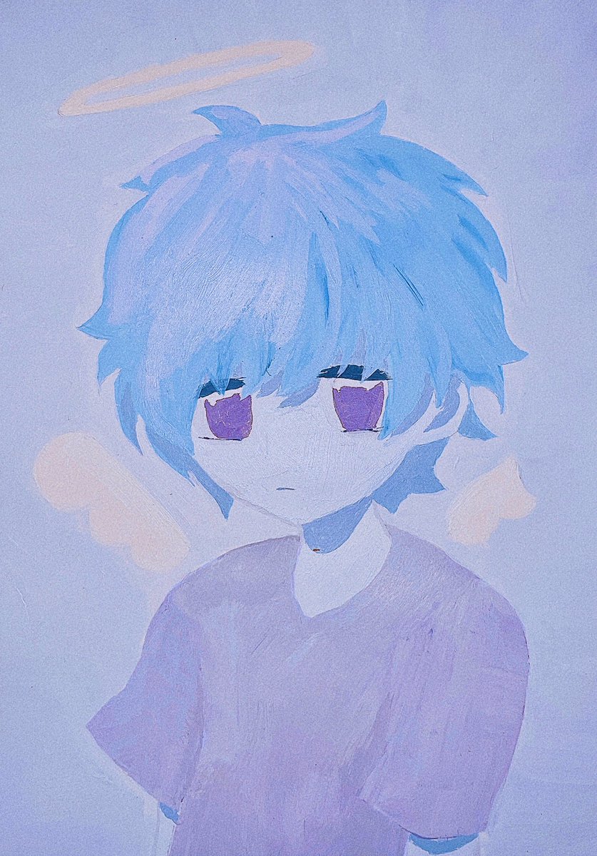 𝚊𝚛𝚒𝚜𝚊 A Twitter 独りぼっち天使 イラスト Illustration 創作 創作男子 男の子 絵描きさんとつながりたい イラスト好きな人と繋がりたい みんなで楽しむtwitter展覧会