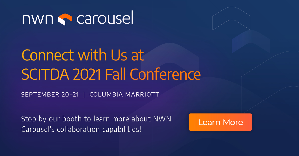 CarouselSam's tweet photo. NWN Carousel is pleased to be a sponsor at SCITDA (South Carolina Information Technology Director’s Association) this year. If you're attending, make sure you stop by our booth #47 to say hello! 👋  #scitda #hybridwork https://t.co/8fqZvK0QYI https://t.co/tvf7Yo3NPG