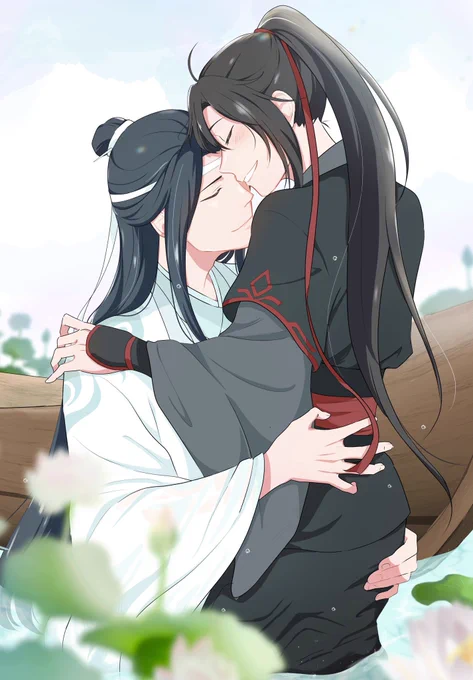 3月頃(1枚目)と8月
絵柄が安定しないんです🥲
私の描く忘羨だいたいひっついてます

 #このタグを見た人は推しの初描きと現在の絵を載せる 