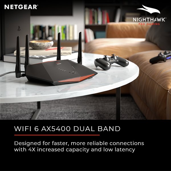 Netgear_India's tweet photo. Gaming + the new Nighthawk XR1000 Pro Gaming WiFi Router = a winning combination!
With features like these, you (and your WiFi connectivity) will be unstoppable!
.
.
.
#NetgearGaming #Nighthawk #XR1000 #PlayToWin #Gaming #Gamers #NoLag #HighSpeedRouter #FastWiFi  #Tech #MoreSpeed https://t.co/Tpqa6jOCAa
