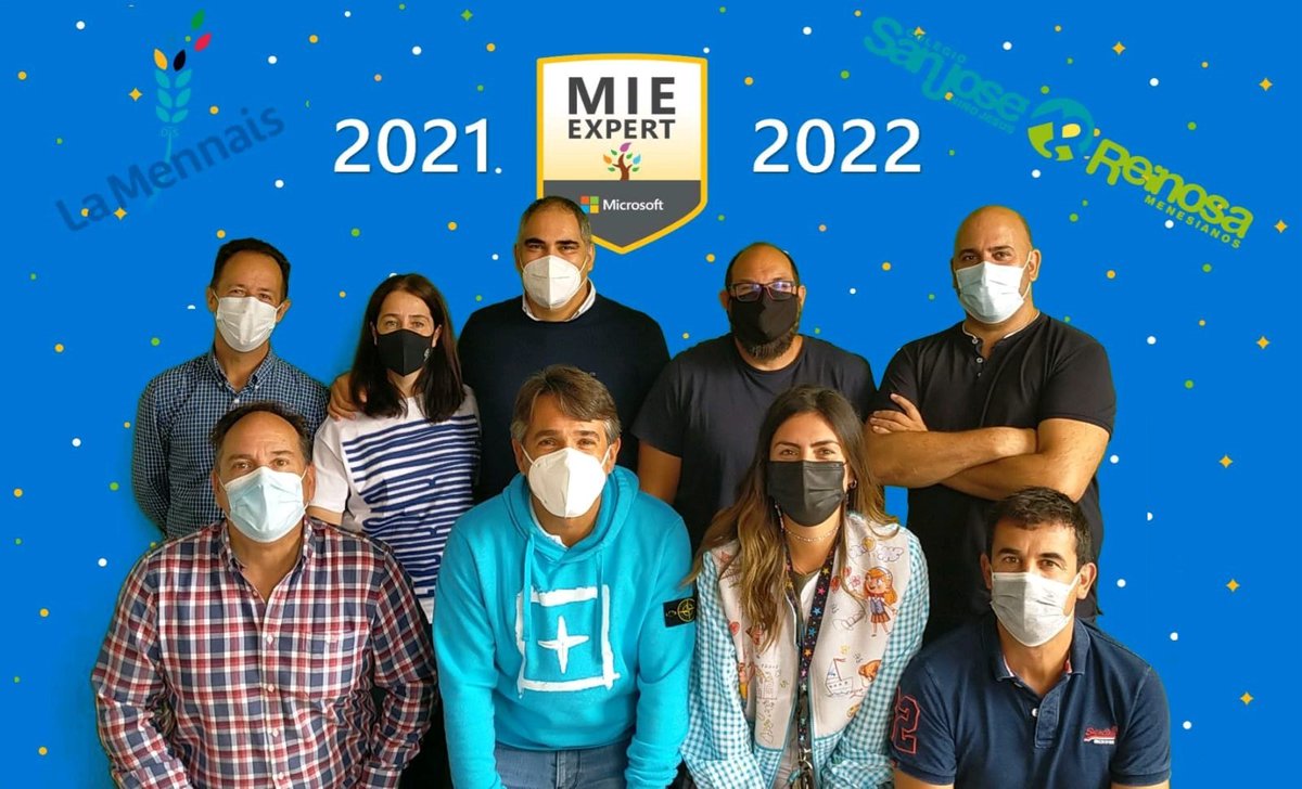 manureinosa's tweet photo. Equipo #MIEExpert 2021-2022 del Colegio Menesiano San José-Niño Jesús. ¡ENHORABUENA!
@SernaHidalgo @danirucandio @davidtejido @enribdp @fermartinezgon @pablo_elpuma @Mariagg_soy @PaulaValverdeG #sanjosereinosa https://t.co/7KnplUUqK9