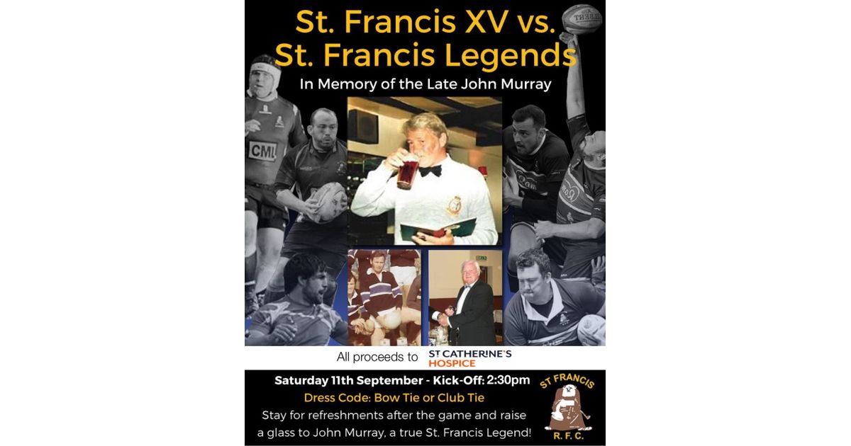 Johns Murray Memorial Day - Sat 11th Sept
pitchero.com/clubs/stfranci…
