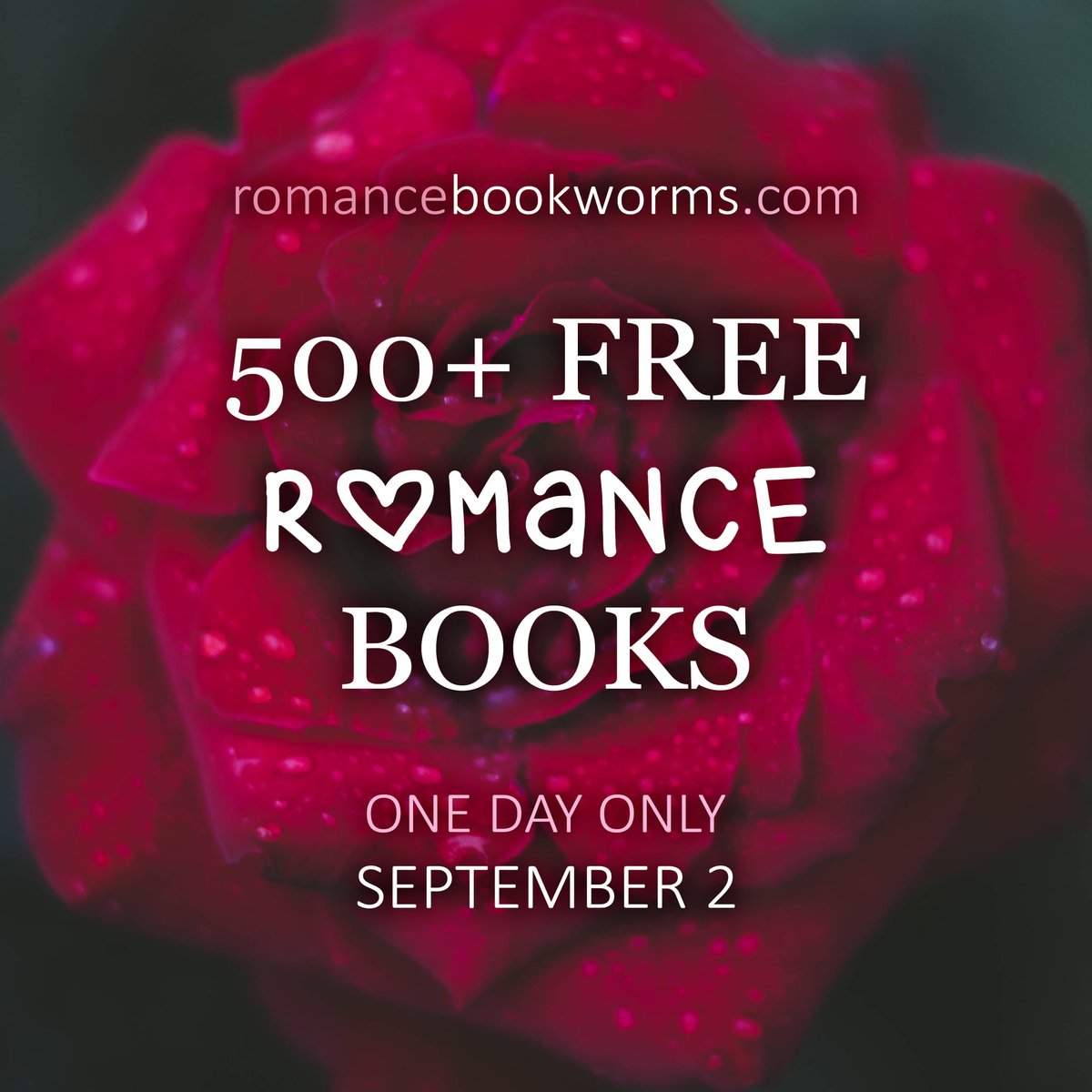 For ONE DAY ONLY, stuff your Kindle, Nook, Kobo, Apple Books or Google Play ebook reader with 400+ FREE ROMANCE READS!!!

romancebookworms.com

#lexytimms #lexytimmsbooks #wjmay #wjmaybooks #romancebooks #freebooks #apple #nook #kindle #kobo #googleplay #ereader #500freereads