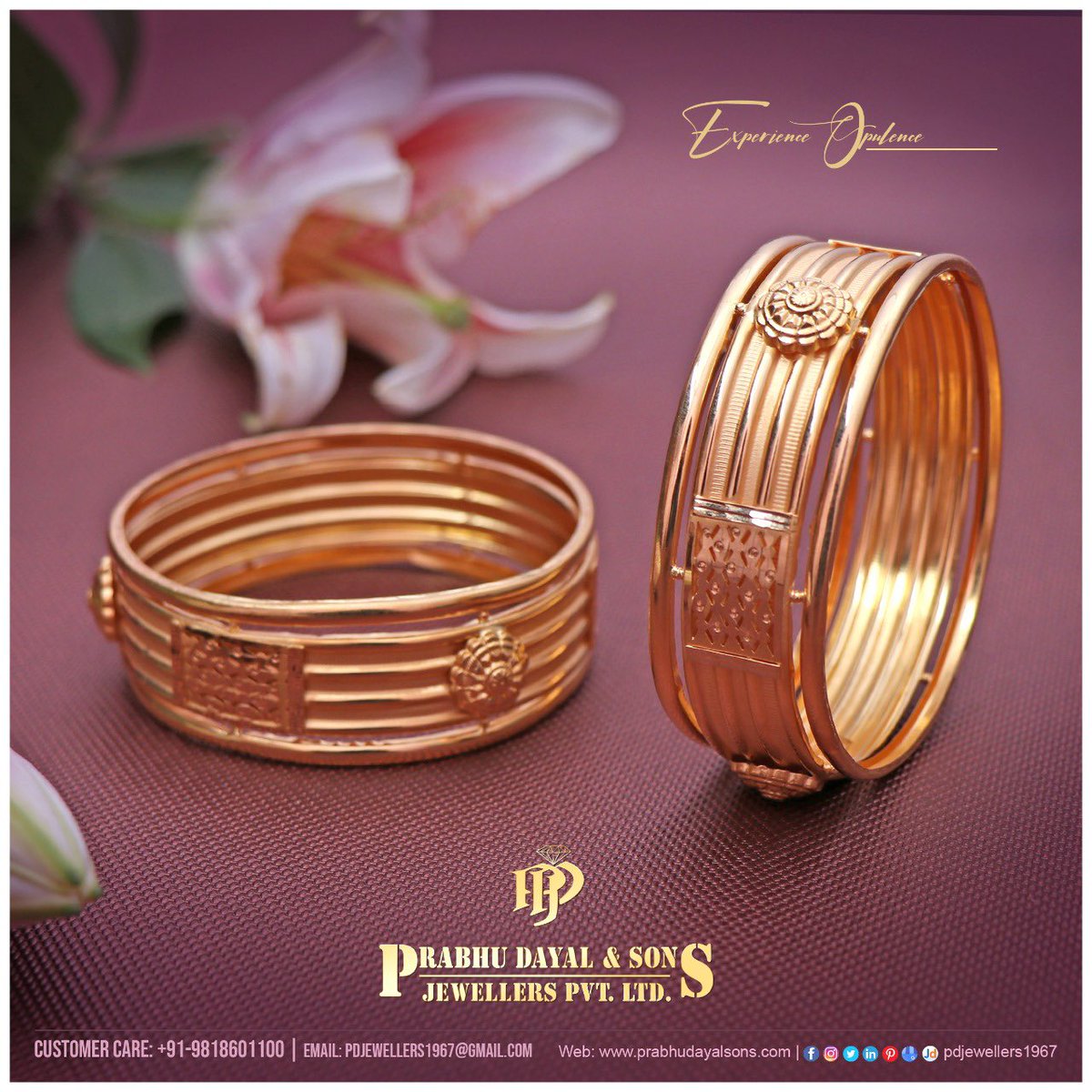 pdjewellers1967's tweet photo. Experience Opulence by Adorning these pair of Classic Gold Bangles..

#prabhudayalandsonsjewellers #madangir #newdelhi #gold #jewellery #kadas #royal #bridaljewellery #brideslove #indianbride #weddingjewellery #classic #look #glamour #exquisite #luxury #jewellerylove #majikcolors https://t.co/aDPSGUJwxN