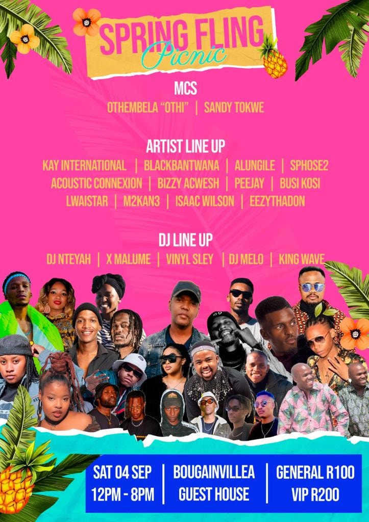 Apollo_man_booi's tweet photo. King Willy's biggest spring party (Spring Fling Picnic) is just 2 days away. Spring season will never be the same. VVIP &amp; VIP Tickets sold out. General tickets are still on sale. DM @lwaistar_za @MihlaliBambeni @Spencericco @ZONKE_NKAYI for purchase.  
#springtime  #springfling https://t.co/J1He99Op0e