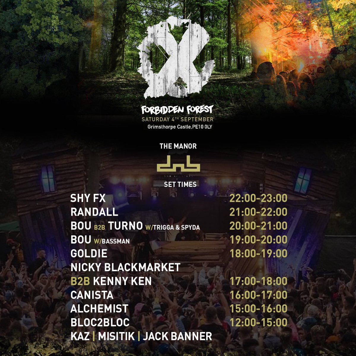 ForbidenForest's tweet photo. 2 years in the making! We can’t wait to be back in the forest with you guys this weekend🌳 #ForbiddenForest https://t.co/r0t6s5JOD0