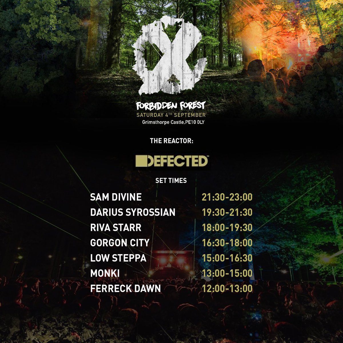 ForbidenForest's tweet photo. 2 years in the making! We can’t wait to be back in the forest with you guys this weekend🌳 #ForbiddenForest https://t.co/r0t6s5JOD0