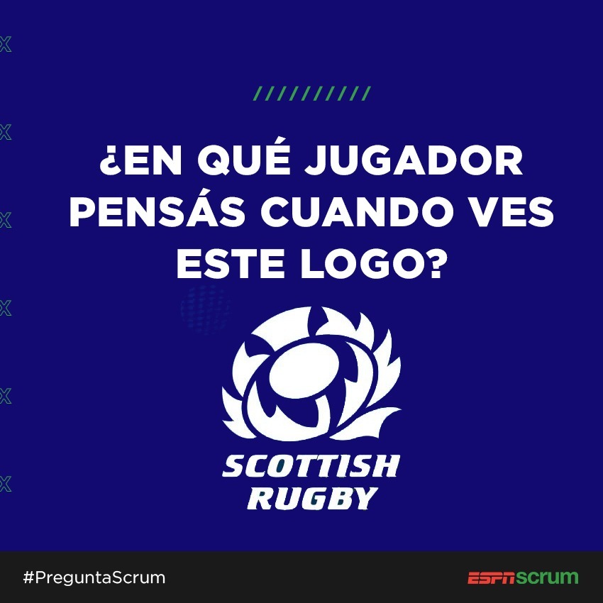 ScrumESPN's tweet photo. Una nación con mucha tradición e historia rugbística. Ves el escudo de #Escocia, ¿en qué jugador pensás? 🤔 ¡Comentá! 👇🏴
#PreguntaScrum https://t.co/nzy39FsODi