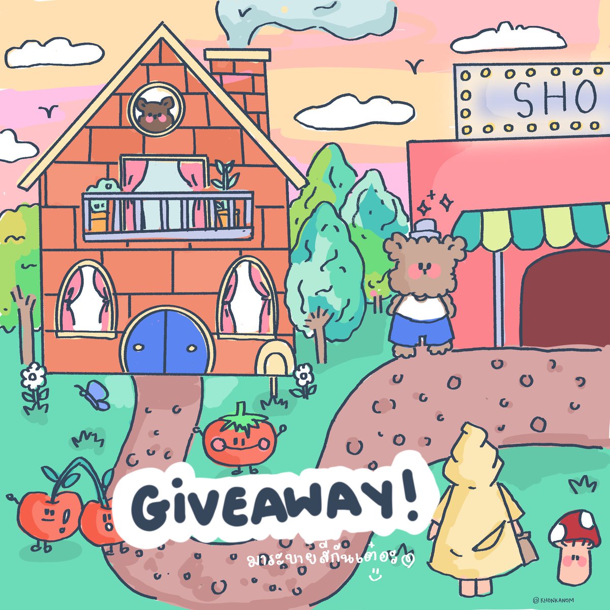 khonkanom's tweet photo. GiVeAwAy!🍎💫

🧸มาระบานสีกันเตอะ
แจกภาพระบายสีงับ เอาไว้ระบายแก้เคลียดหรือเวลาว่างๆเหงาๆ
#giveaway #procreate https://t.co/X2soEbDvTX