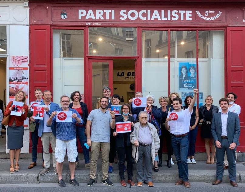 Vive la coopération internationale🇫🇷🇩🇪! Unsere französische Schwesternpartei unterstützt @OlafScholz und unseren Wahlkampf von Paris aus. #unserespd