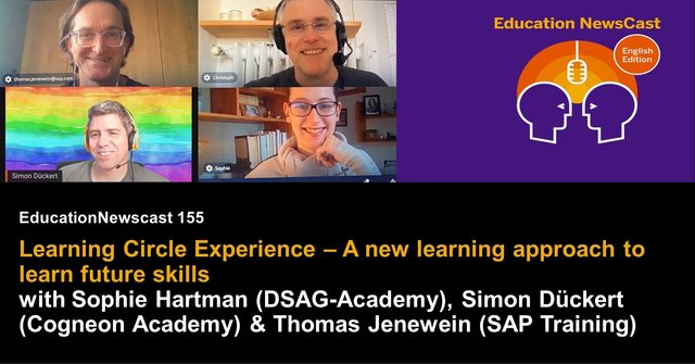 ThomasJenewein's tweet image. Find out more about the Learning Circle Experience for SAP customers, partners &amp;amp; employees in this EducationNewscast Podcast. #LearningExperience #SAPEcosystem bit.ly/2YpyQe1