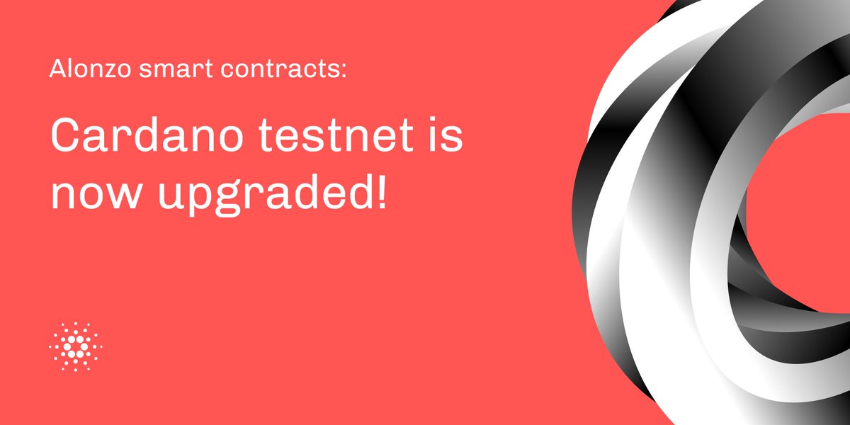 IOGroup's tweet photo. Yesterday, we upgraded the #Cardano testnet, successfully deploying #Plutus #smartcontracts capability. The focus now is on final component testing &amp; exchange integrations, ahead of the #Alonzo mainnet upgrade, still on track for deployment on 12 September  💪 

#Cardano $ADA https://t.co/lrdiYIiNKD